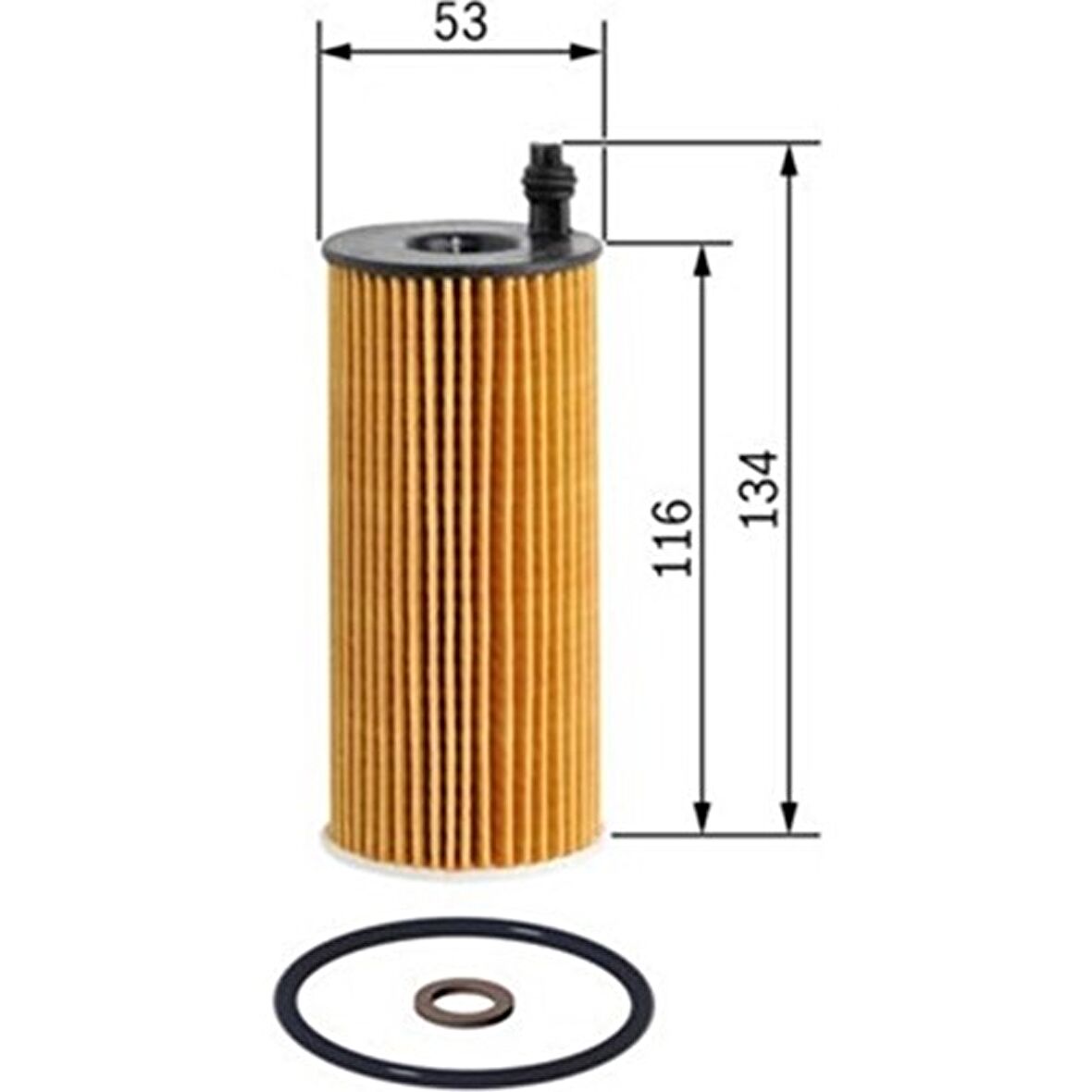 Bosch Yağ Filtresi Bmw E84 E90 E91 E92 E93 F10 F11 F12 F13 F25 Mini 2010 F20 F21 F34 F01 F02 F03 F04 F026407123