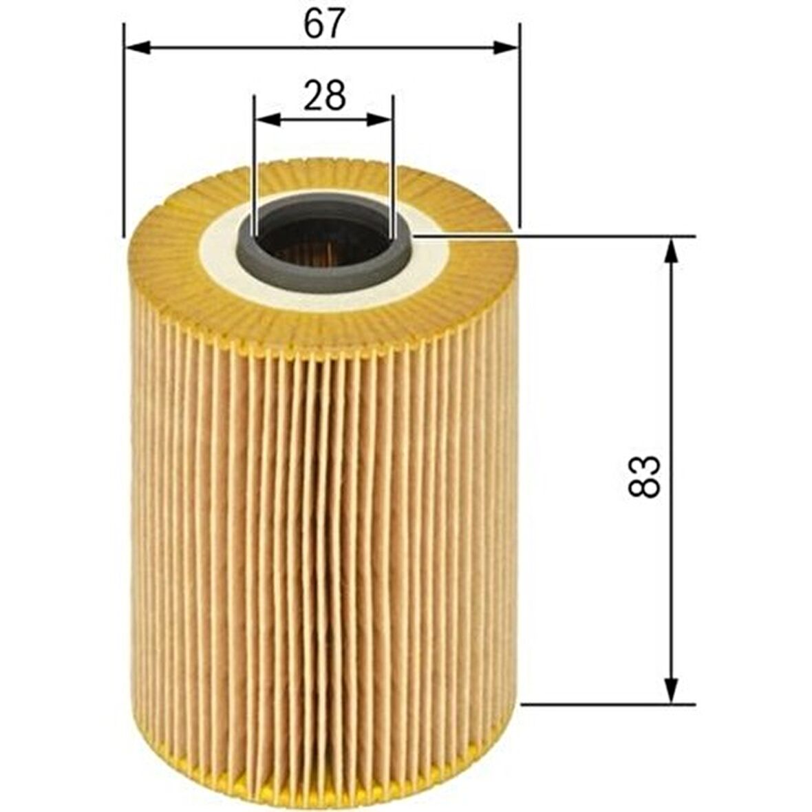 Bosch Yağ Filtresi Antara 2.0 Cdtı 06 Captıva-Epıca-Lacettı-Nubıra 07 Cruze 09 2.0 D F026407071