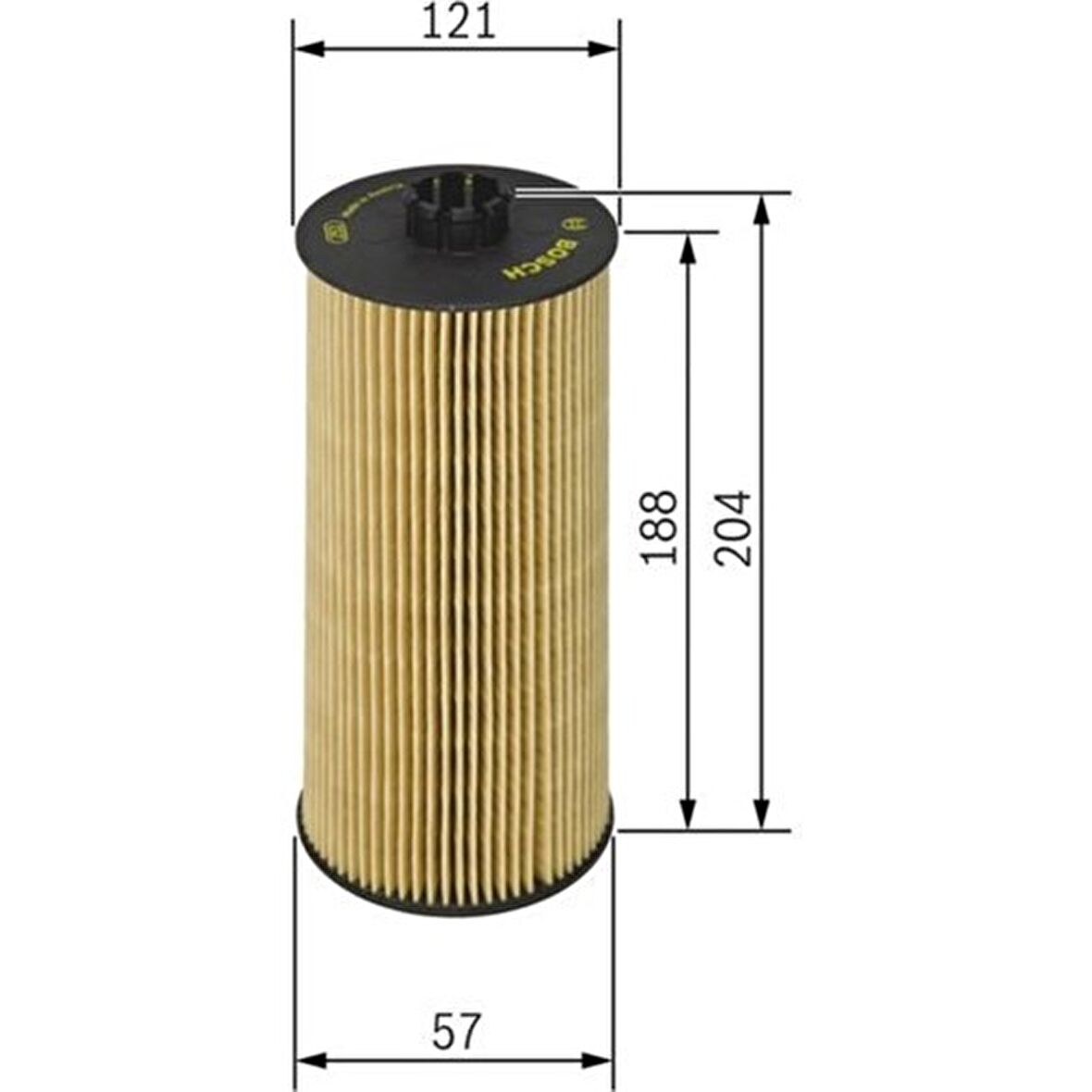 Bosch Yağ Filtresi F026407051