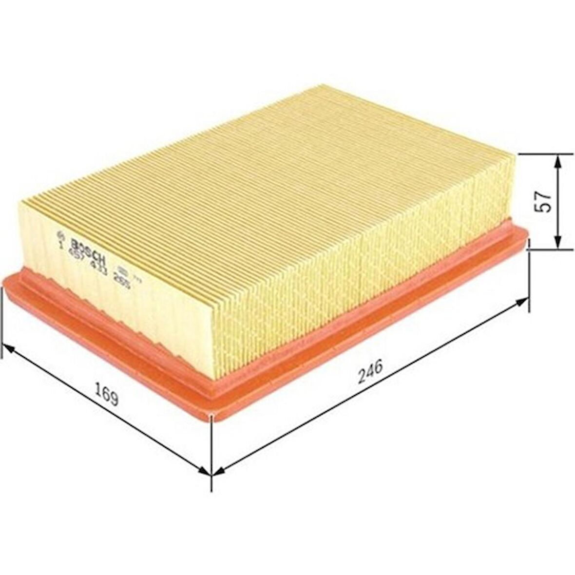 Bosch Hava Filtresi Marea-Brava-Bravo 2004 C25100 1457433265