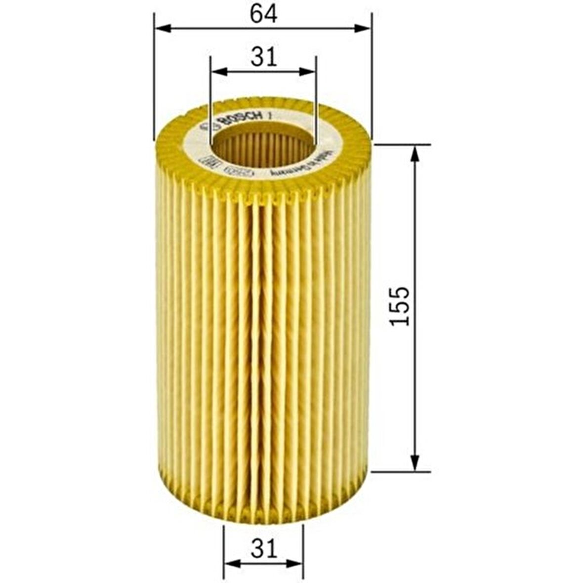 Bosch 0986TF0130-YAĞ Filtresi Touareg 3.0 V6 10 A4 3.0-3.2 Fsı 08 A5 3.0-3.2 10 A6 2.8-3.0-3.2 Fsı 04-11 1457429185