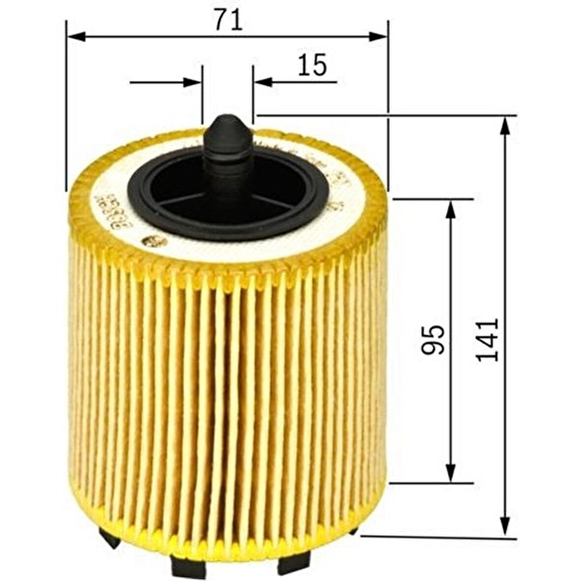 Bosch 0986TF0037 Yağ Filtresi T5-T4-Multıvan V-Passat-Polo-Bora-Golf-Jetta-Touran-Tıguan-Cordoba-Leon 1457429192