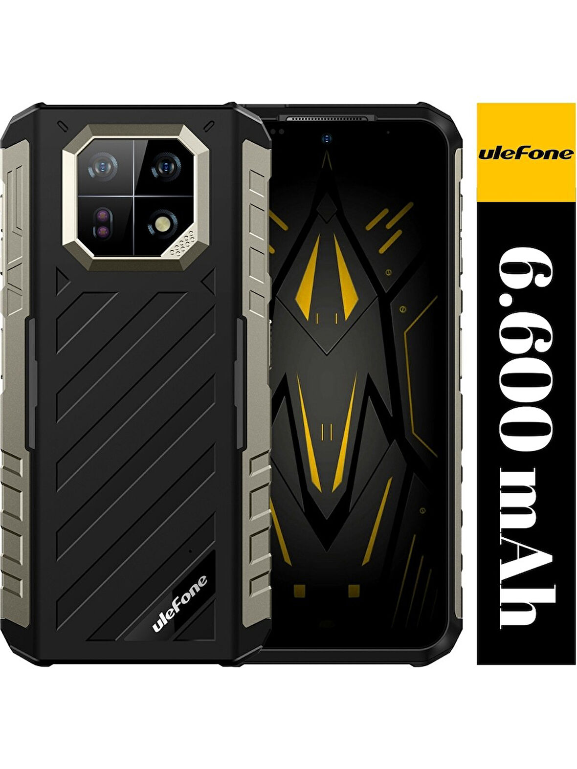 Ulefone Armor 22 6600MAH 6.58' 64MP 8gb Siyah Outlet (Ulefone TR Garantilidr)