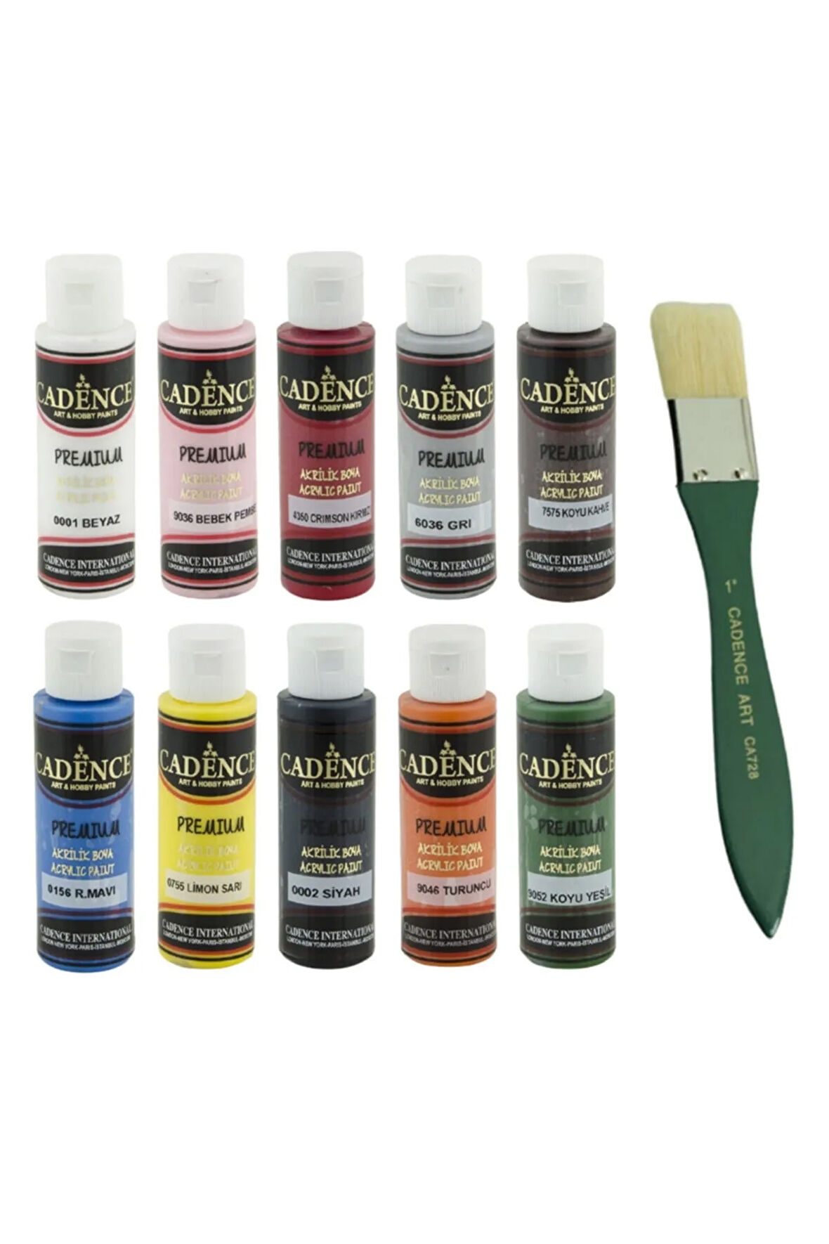 Akrilik Boya Seti Ve Fırça
