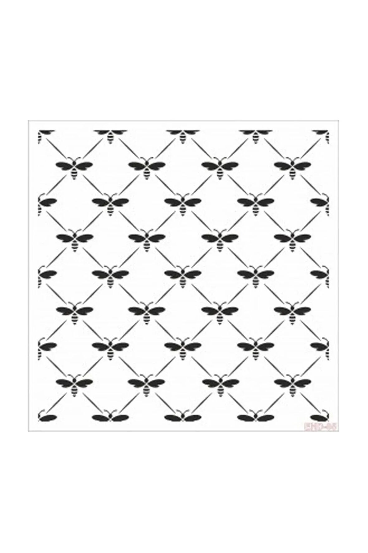 Ehd05 Stencil Boyama Şablonu 20 X 20 Cm