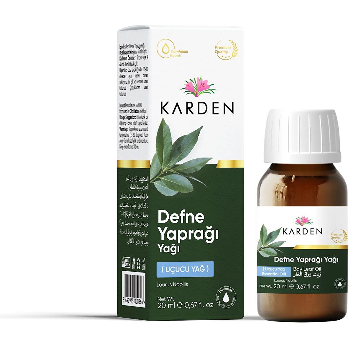 Karden Defne Yaprağı Yağı 20 ml