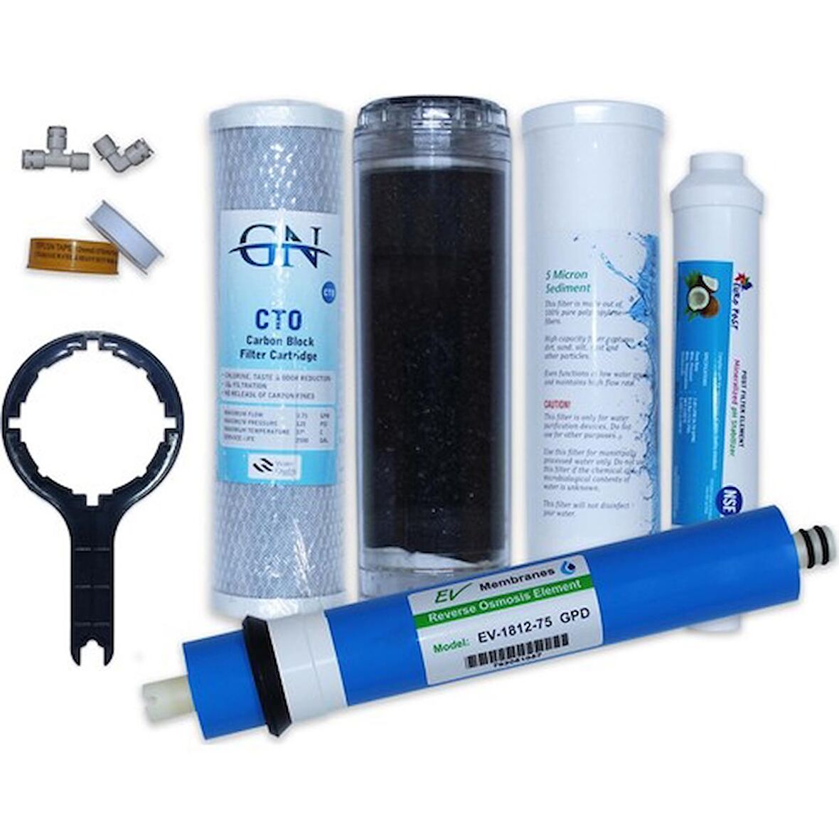 Su Arıtma Cihazı 5’li Set Ihlas ve Housing'li Tüm Cihazlara Uyumludur