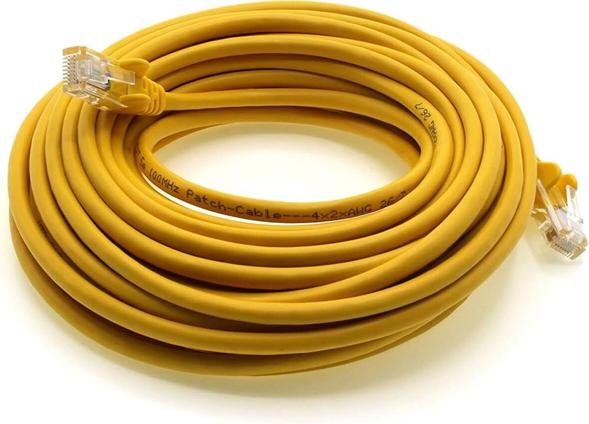 FLAXES FNK-620S 20 METRE CAT6 (PATCH) NETWORK KABLOSU 23AVG 20M CAT6 KABLO