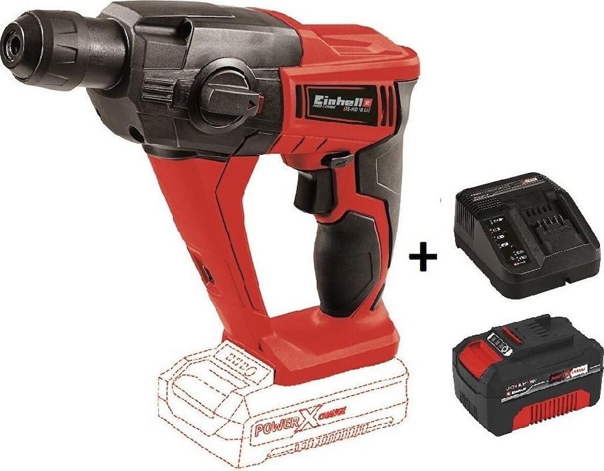 Einhell Te-Hd 18 Li- Darbeli Matkap + 4.0 Ah Starter Kit