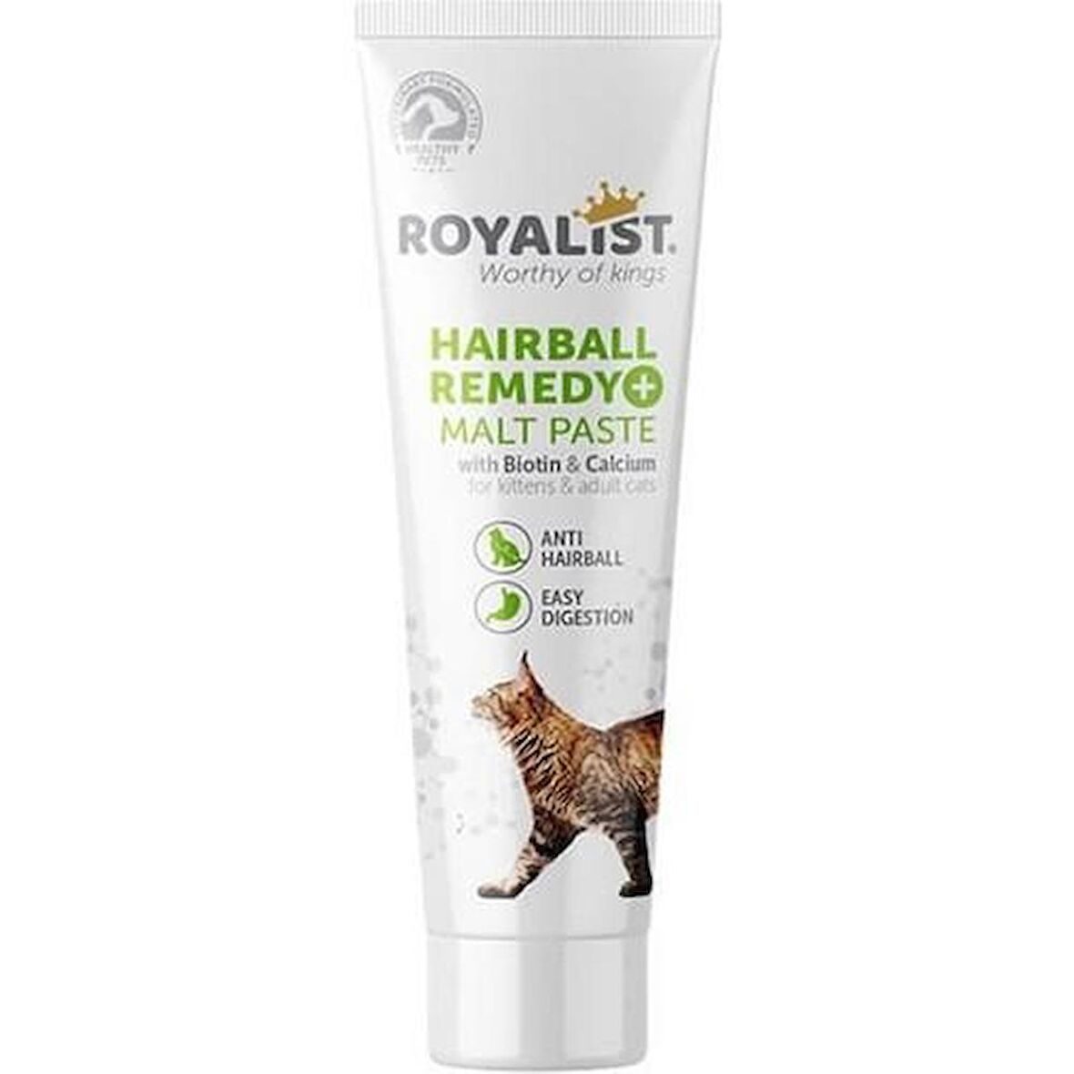 Royalist Biotin ve Kalsiyumlu Tüy Yumağı Önleyici Kedi Malt Paste 100 gr