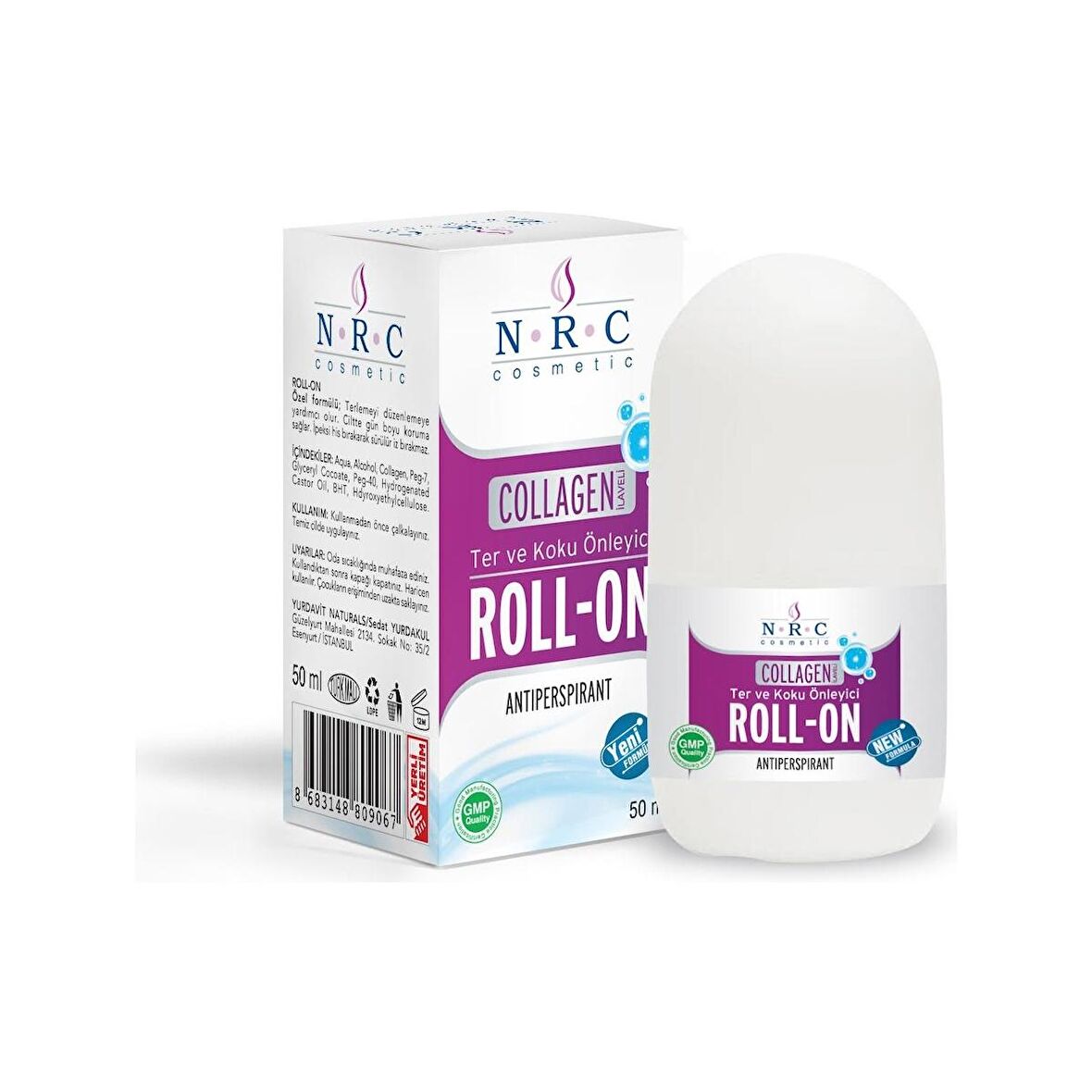 Nrc Cosmetic Ter ve Koku Önleyici  Ilaveli  50 ml  Antıperspırant Roll On