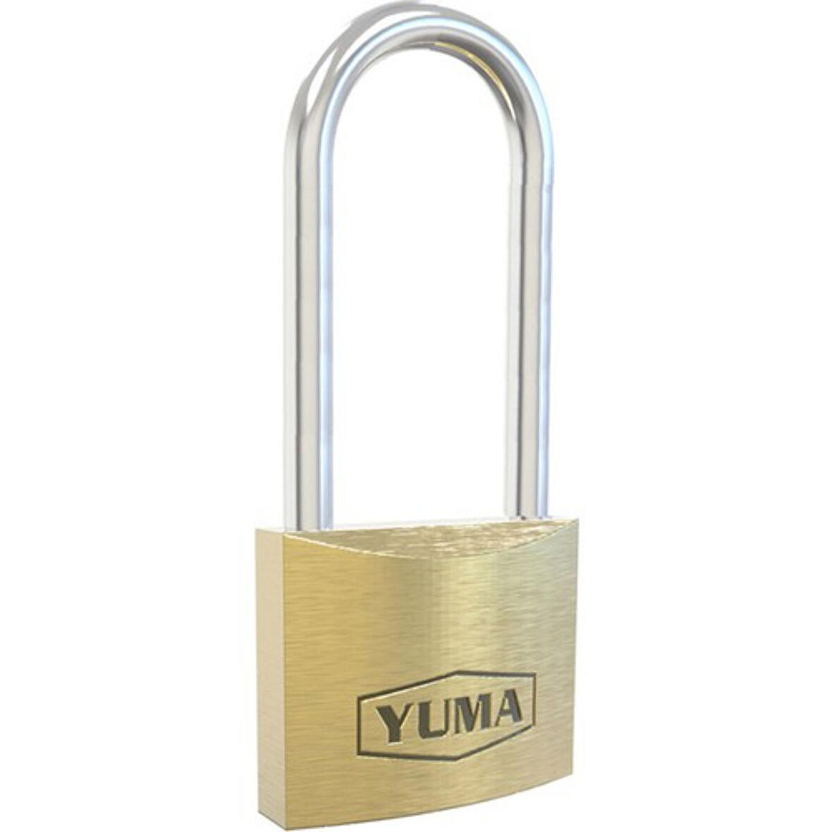 Yuma (Türk Malı) Prinç Uzun Kancalı Asma Kilit 50 mm