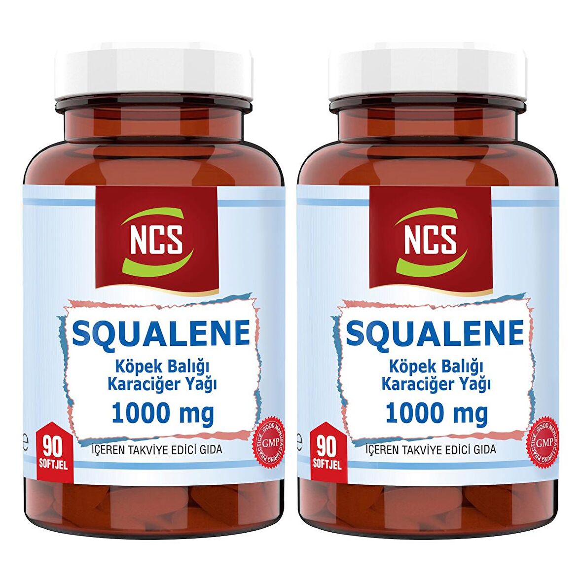 Ncs Squalene Köpek Balığı Karaciğer Yağı 1000 Mg 2 Kutu 90 Tablet