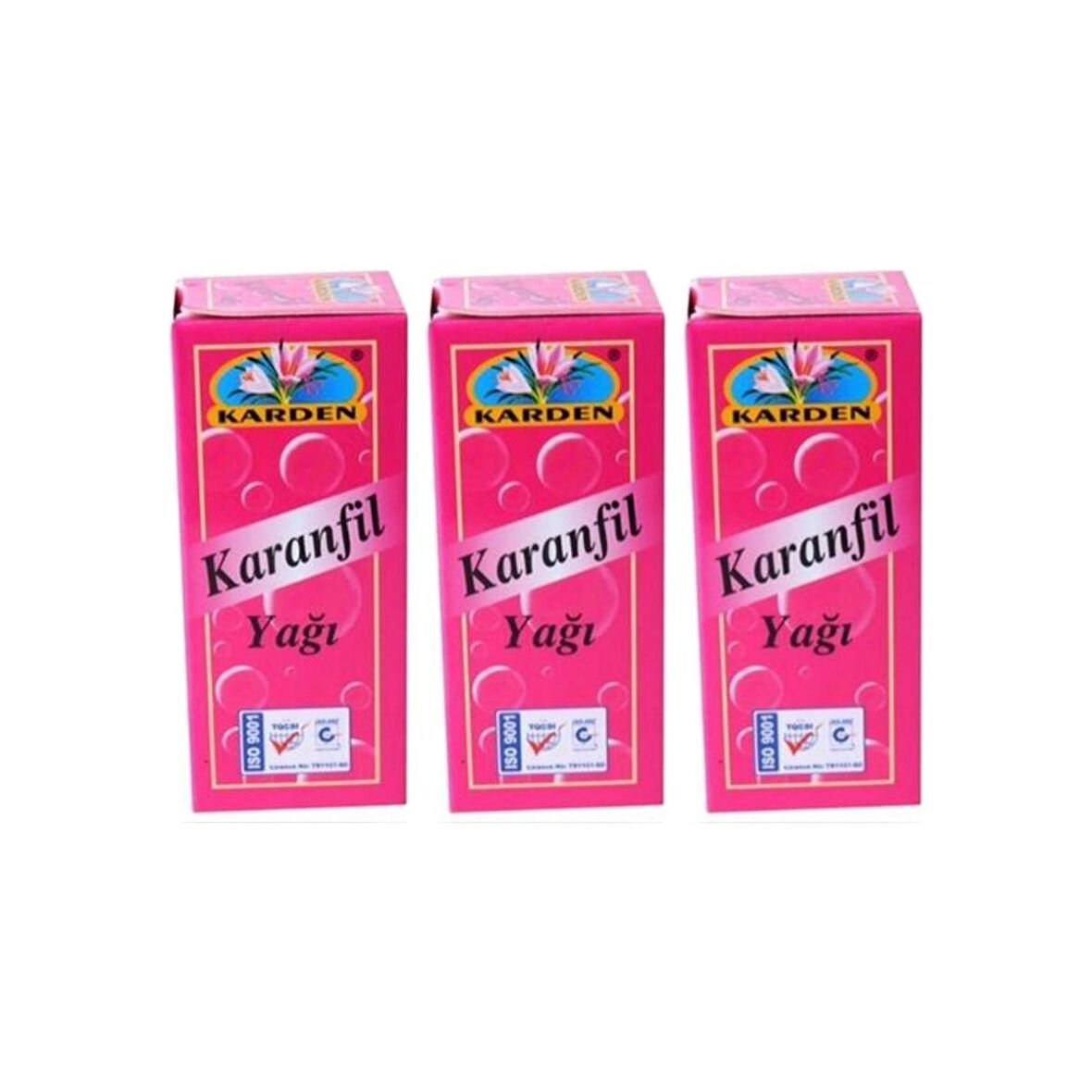 Karden Karanfil Yağı 20 ml x 3 'lü