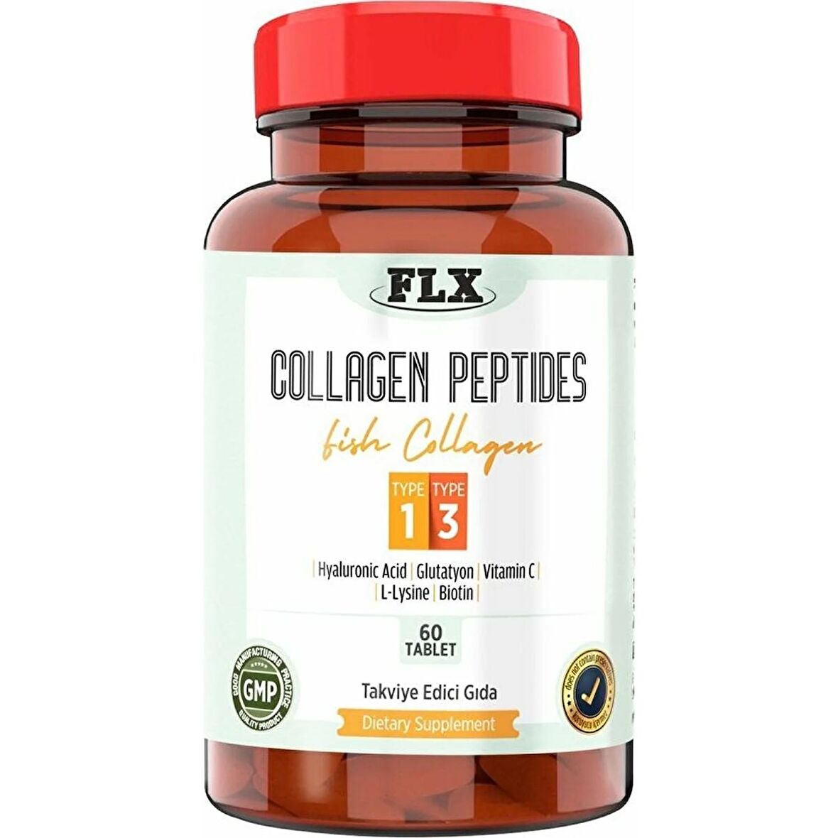 Flx Collagen Peptides Tip 1-3 Balık Kolajeni 60 Tablet