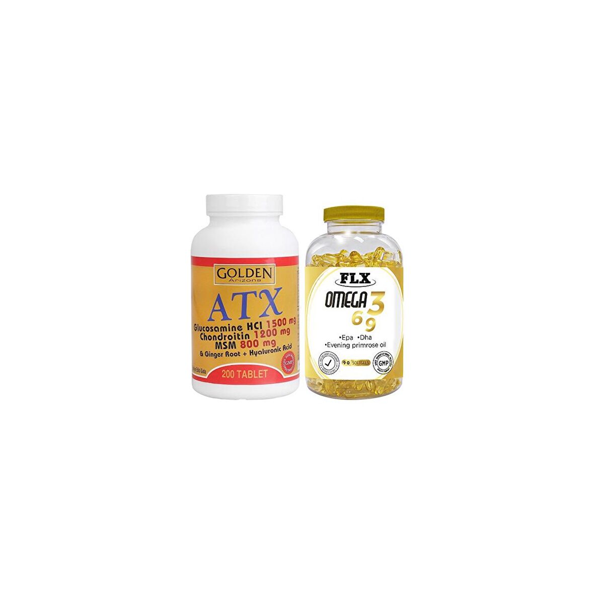 Ncs Golden Arizona Atx Glucosamine Chondroitin  Flx Omega 3-6-9 Balık Yağı 90 Softgel