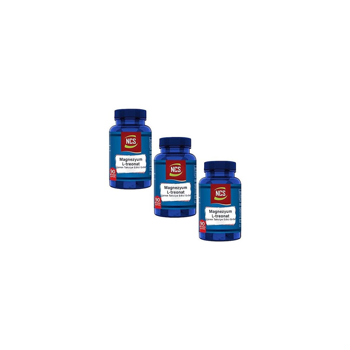 Ncs Magnezyum Magnesium L-Threonate Vejeteryan 3 x 90 Bitkisel Kapsül