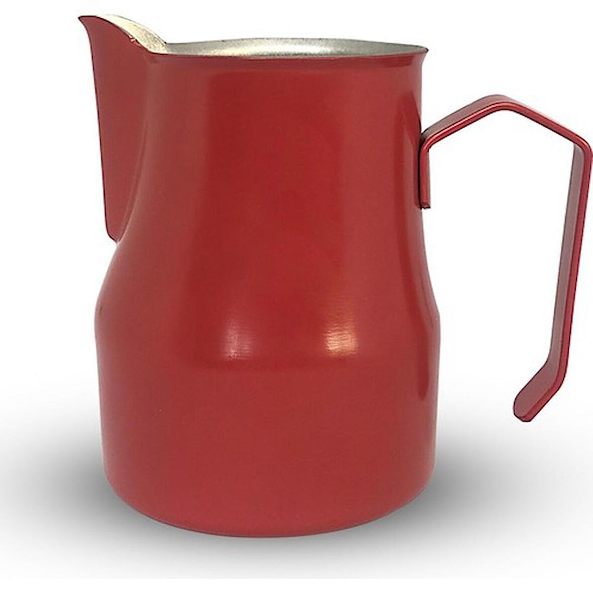 Horecamark Paslanmaz Çelik Ördek Ağızlı Süt Potu Kırmızı Milk Pitcher 500 ml