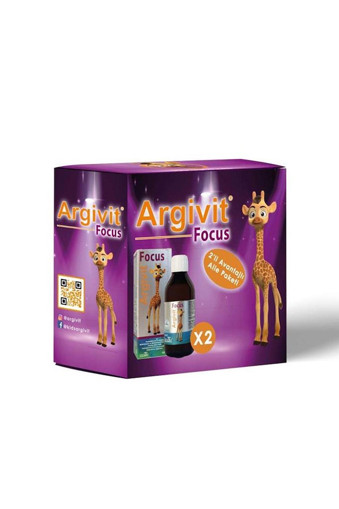 Argivit Focus Avantajlı Aile Paketi ( 2 Adet 150 Ml )-SKT:09/2024