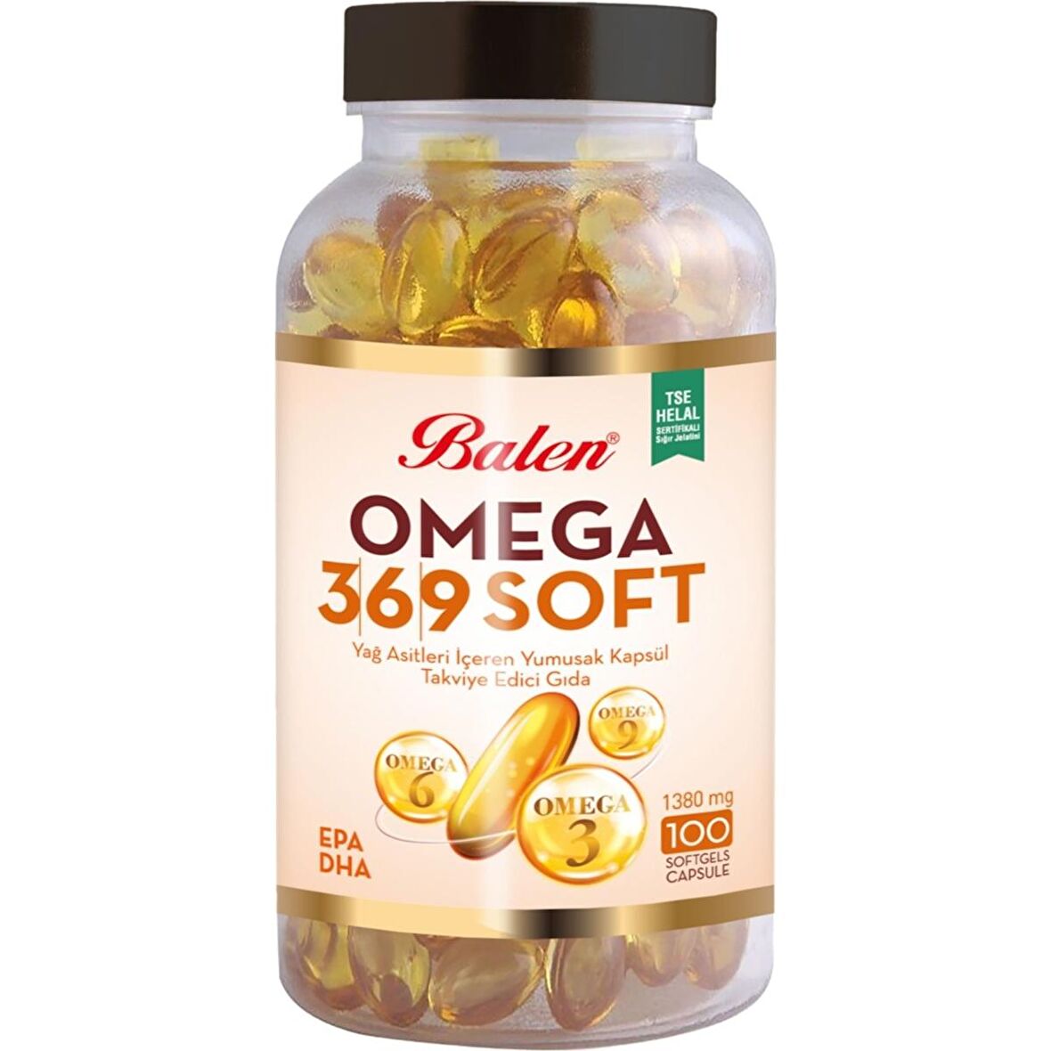 Balen Omega 3-6-9 Soft 100 Kapsül 1380 Mg