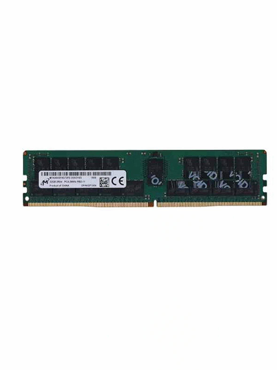 MİCRON 64GB 2RX4PC4-3200 DDR4 ECC DIMM DDR4-25600 Sunucu Ram MTA72ASS8G72LZ-3GI2TI