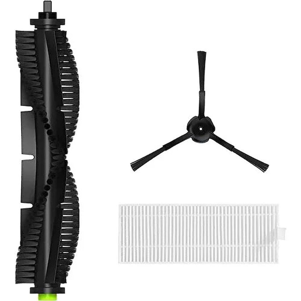 360 Vacuum Mop Cleaner S10 Robot Süpürge 3'lü Yedek Parça Seti - Muadil Ürün