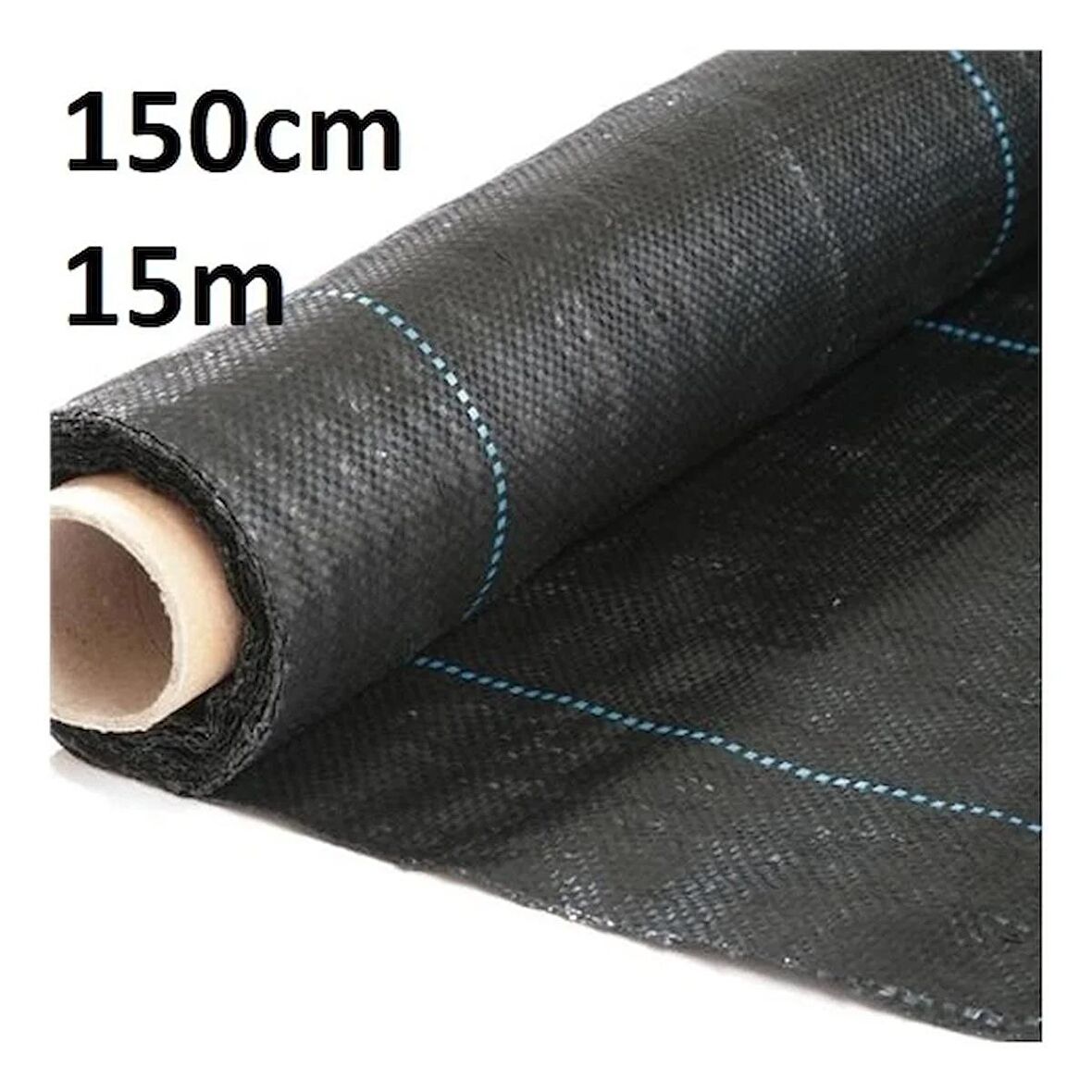 ABKPLASTİK SİYAH TABAN ÖRTÜSÜ 150cm x 15mt