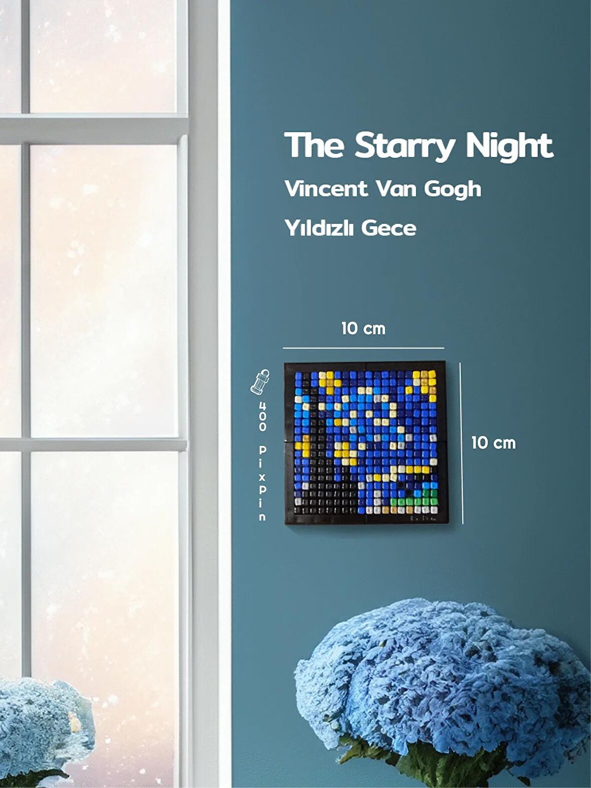 Pixbon Flexi Pixel Sanat Kiti - Yıldızlı Gece / The Starry Night