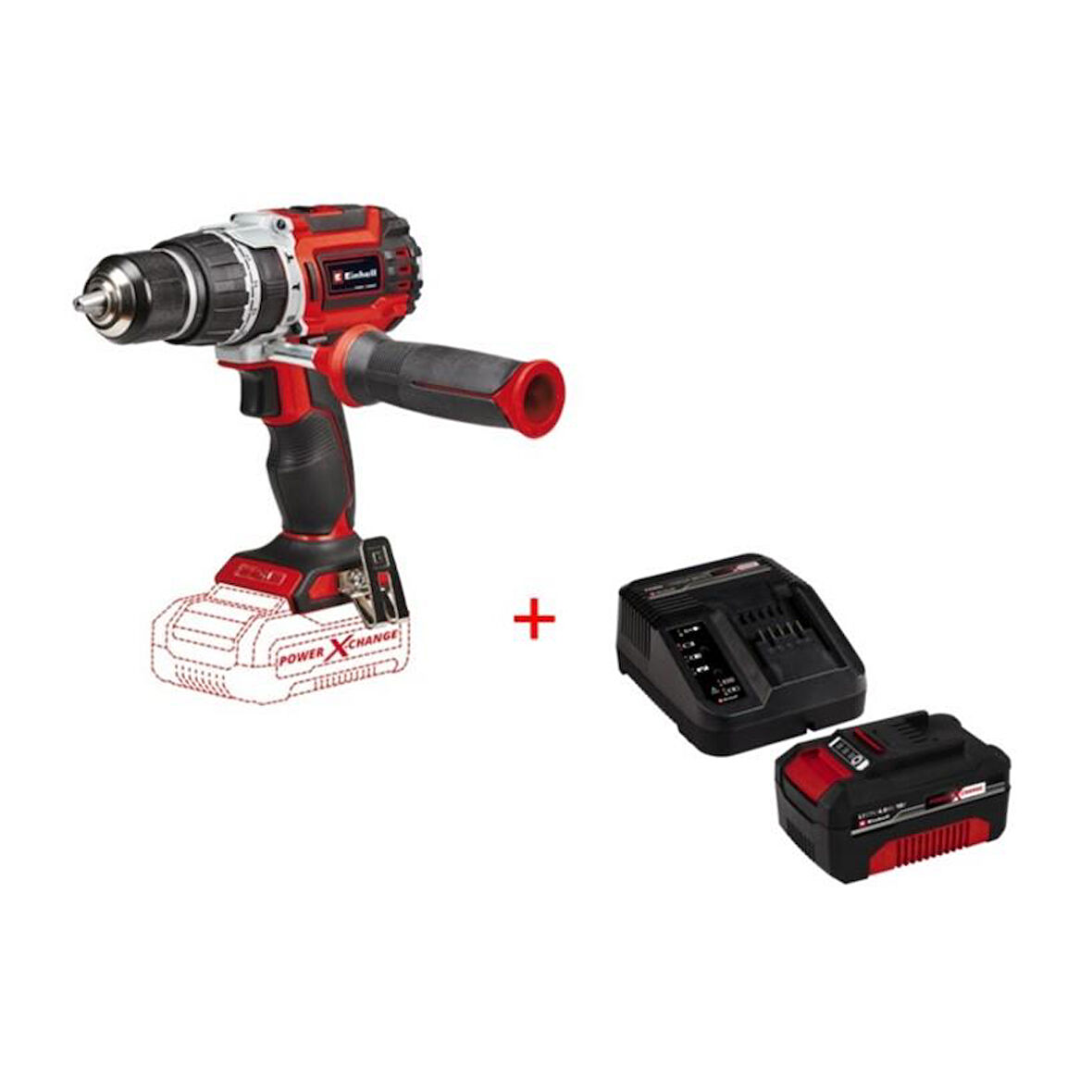 Einhell Tp-Cd 18/60 Li-I Bl Solo Akülü Darbeli Vidalama + 4 Ah Starter Kit