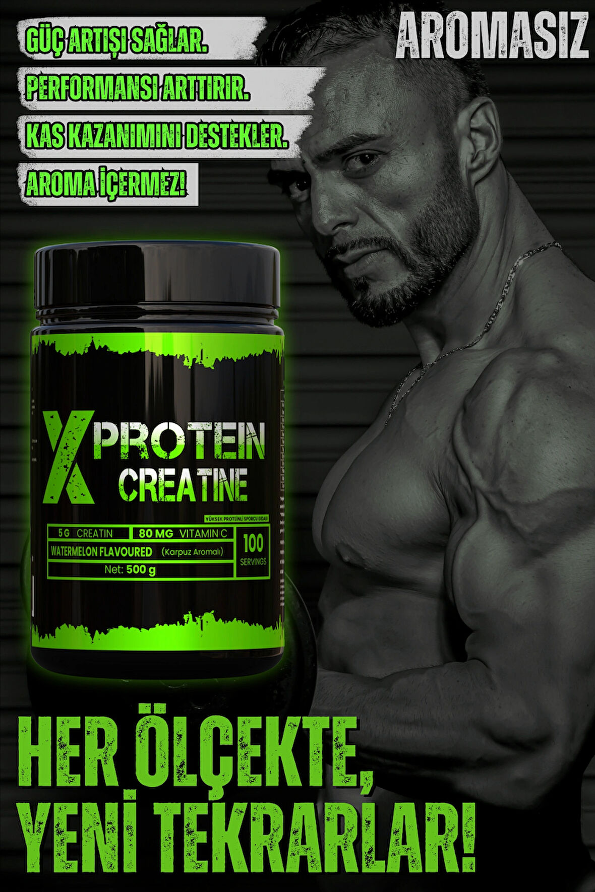 Xprotein Mikronize Kreatin Monohidrat 500 Gr Aromasız
