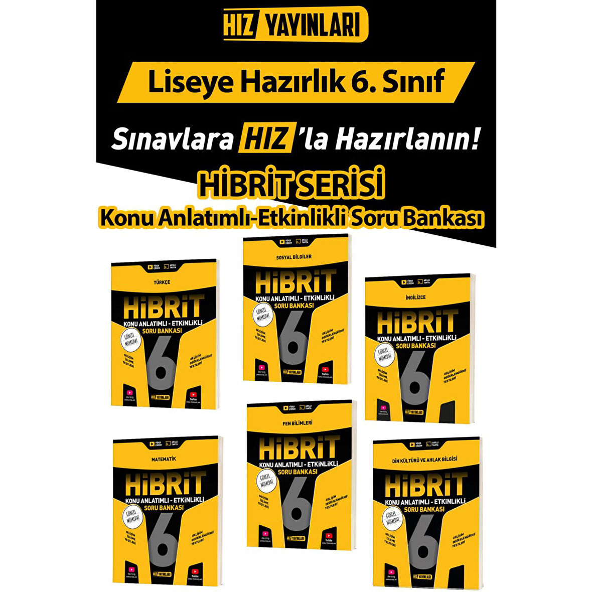 6. Sınıf Hibrit Konu Anlatımlı Etkinlikli Soru Bankası