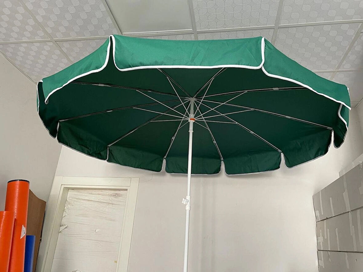 Zey Camping 200CM Kalın Kumaş Plaj Bahçe Balkon Havuz Şemsiye +Taşıma Çantası