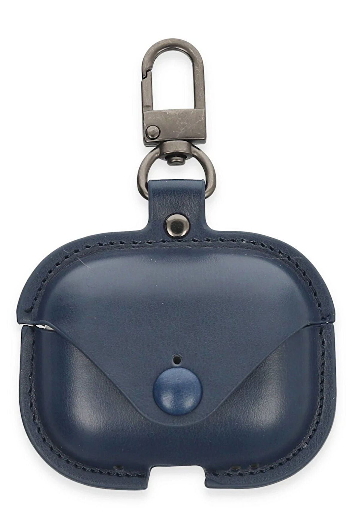 Airpods Pro 2 (2.nesil) Çanta Deri Kılıf - Lacivert-(5796)