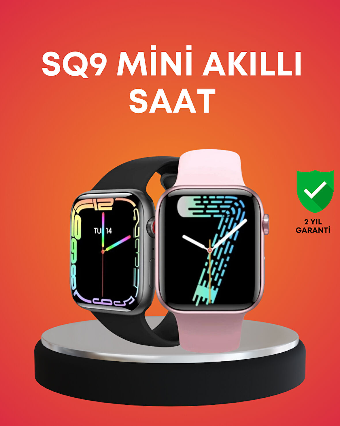 Akıllı Saat AMOLED Dokunmatik Ekran Nabız Uyku ve Adım Takibi