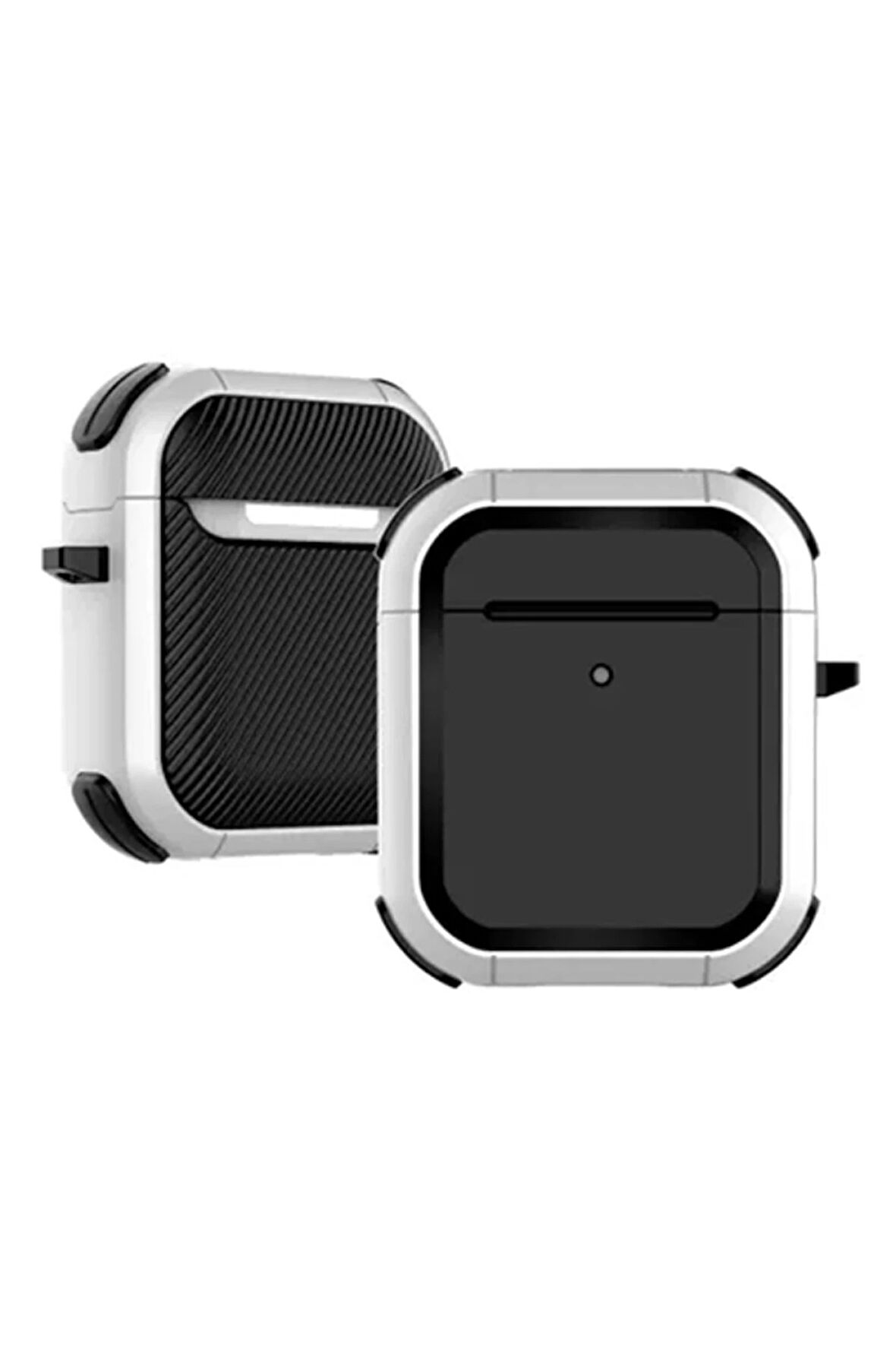 Airpods 2 (2.nesil) Tank Kılıf - Beyaz-(5796)