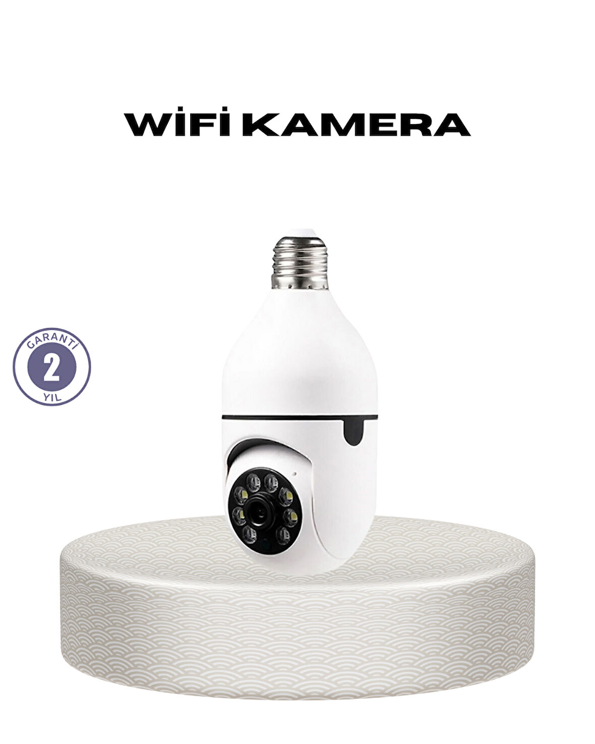 Akıllı Duy Kamera Uzaktan Kontrol ve Geniş Görüş Açılı