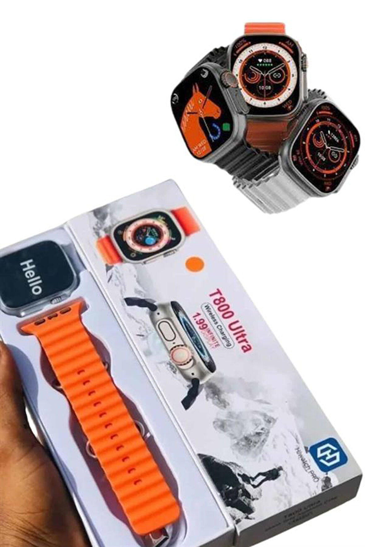 2025 Model Akıllı Saat Kordon Hediyeli Çağrı Cevaplama Uzun Pil Süreli Android İOS Uyumlu