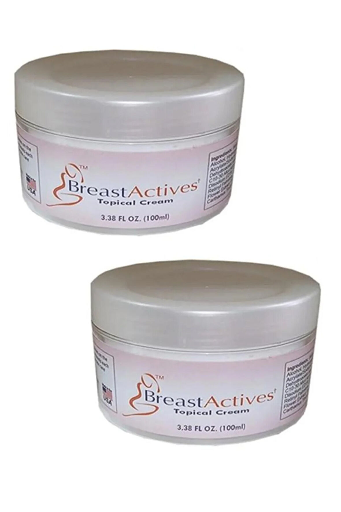 Breast Actives Kadınlara Özel Göğ.üs Büy.ütme Ve Şekillendirme Kremi 100 ml 2 Adet