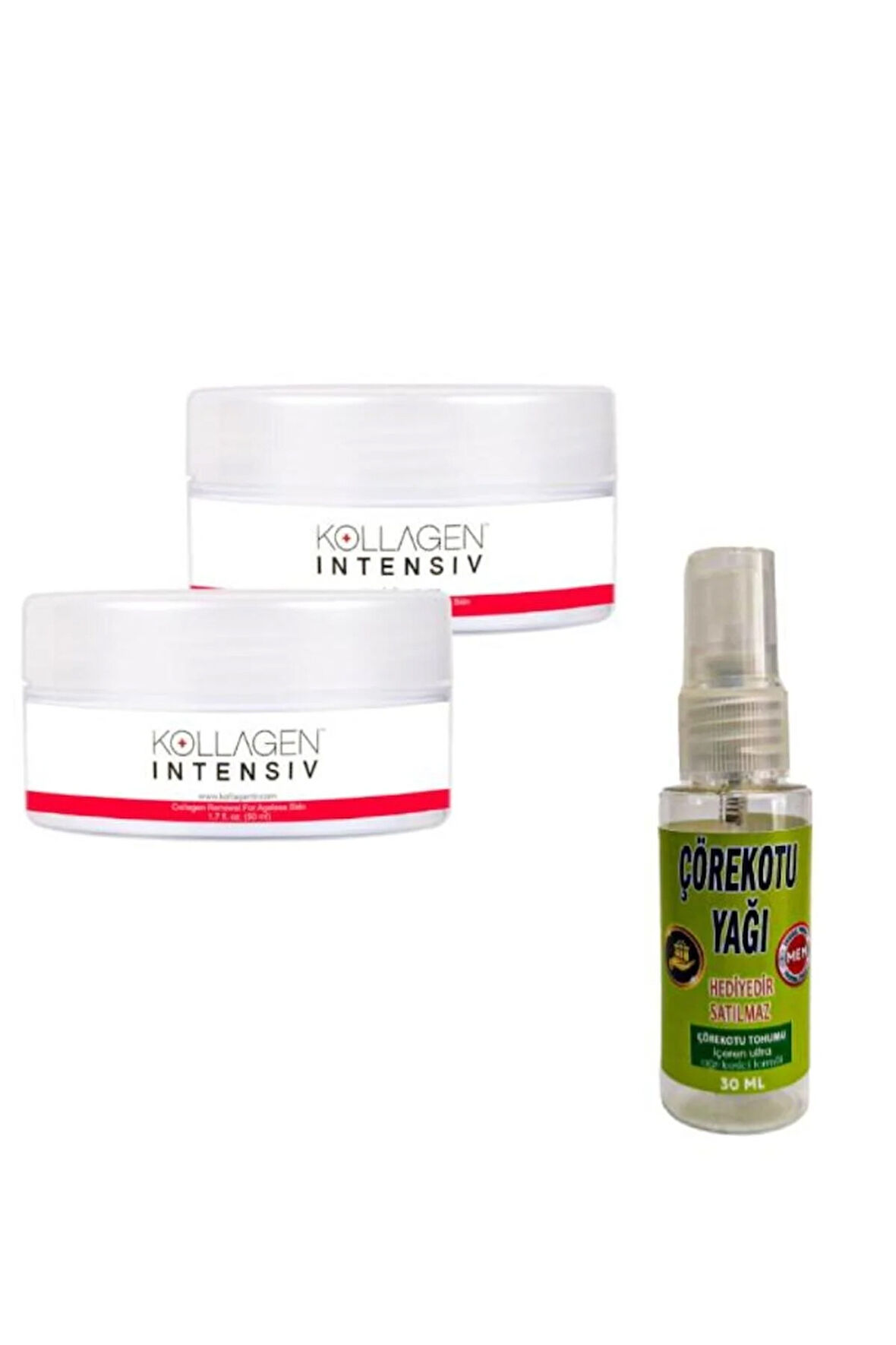 Kollagen Intensiv Kırşıklıklara Karşı Zamana Meydan Okuyan Yüz Bakım Kremi 50 mlx 2 ad+Masaj Yağıyla