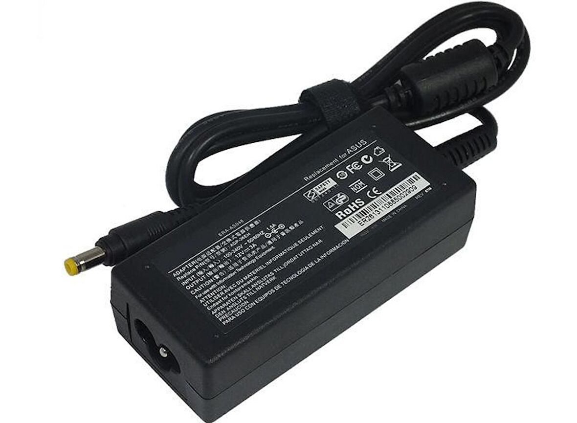 12 volt 3 amper asus adaptör 12 volt 3 amper 4.8mm 1.7mm adaptör