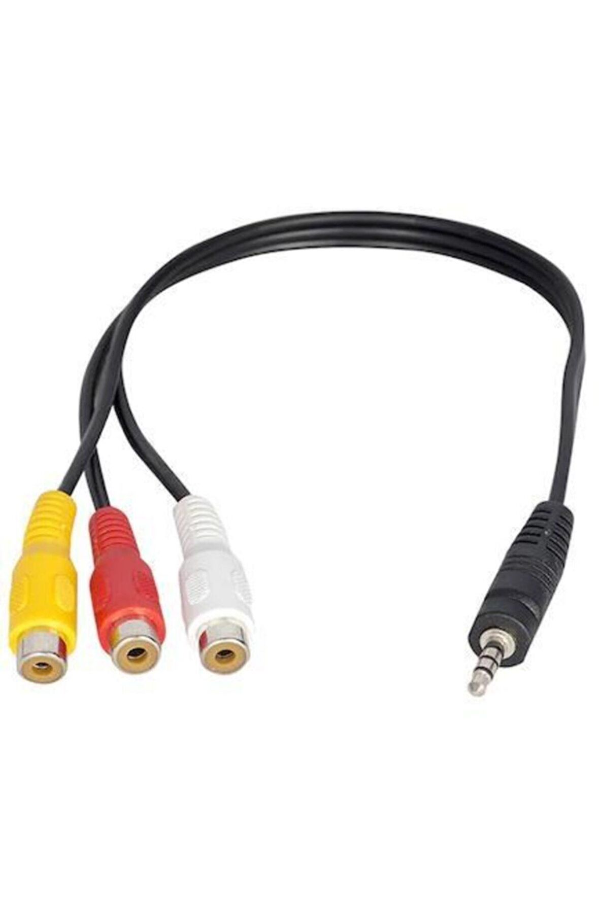 2.5 mm stereo rca kablo ince aux av kablo 2.5mm rca çevirici