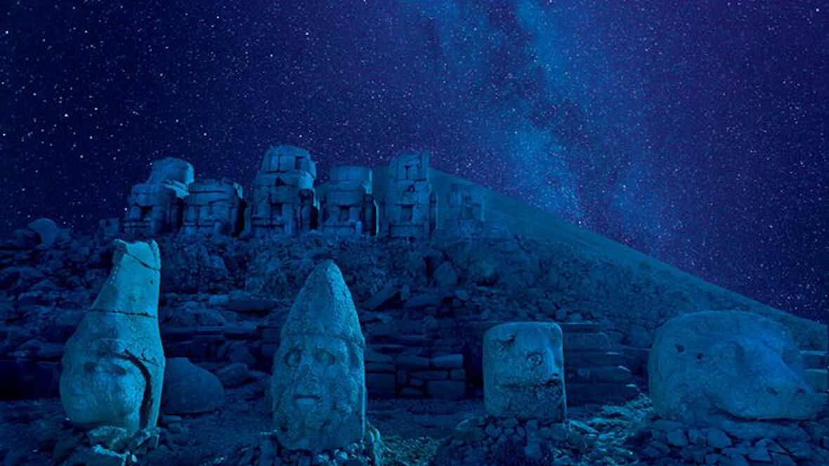 Nemrut Dağı Çerçevesiz 70x90 Sayılarla Boyama Hobi Seti