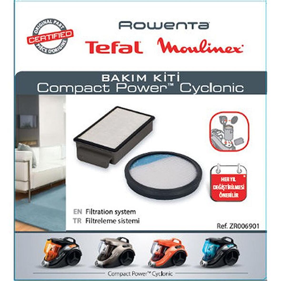Rowenta Compact Power Cyclonic Bakım Kiti ZR006901