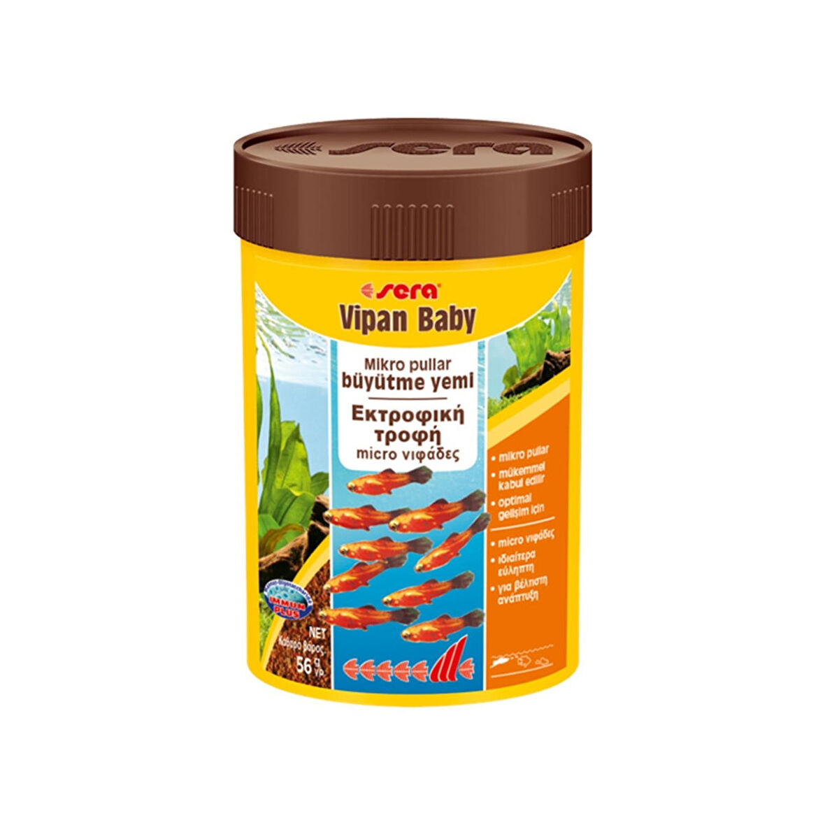 Sera Vipan Baby Yavru Balık Yemi 100 ml 56 gr