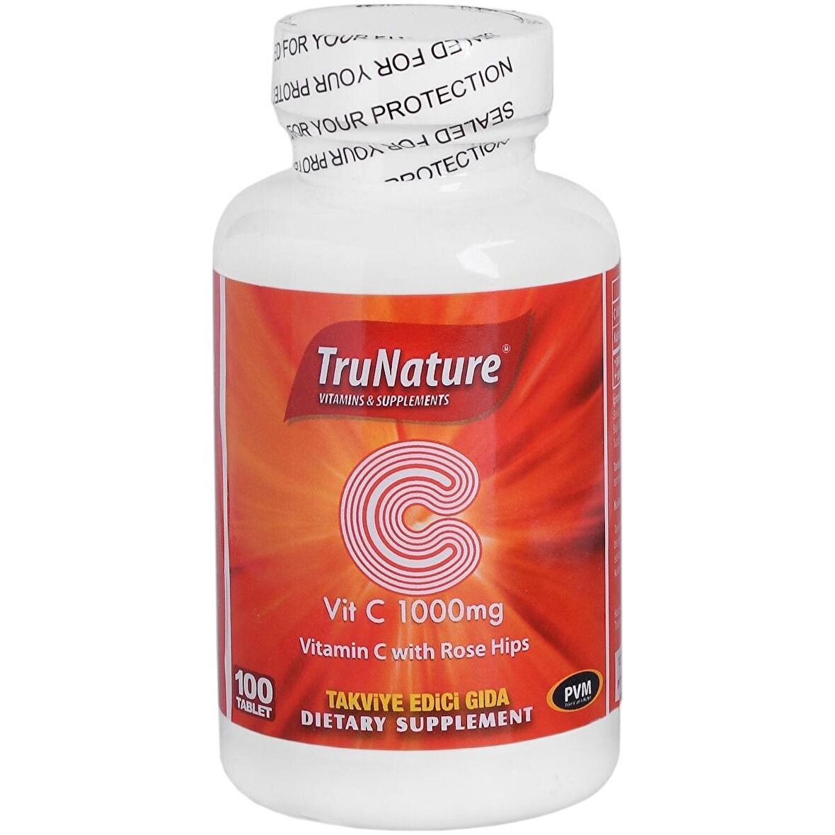 TruNature VİTAMİN C 1000 MG 100 TABLET