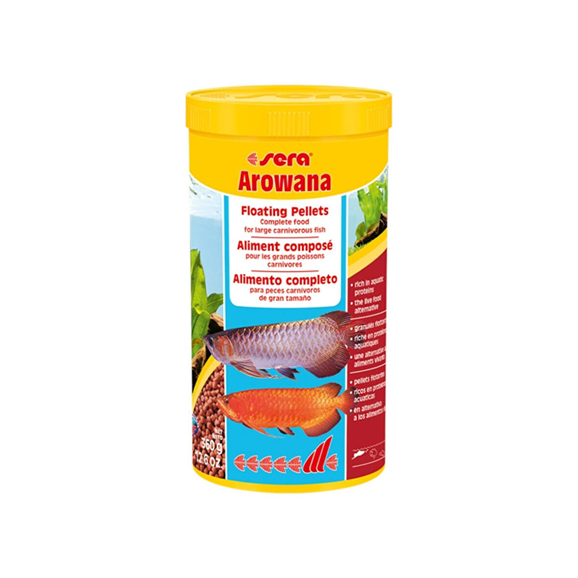 Sera Arowana Balık Yemi 1000 ml 360 gr