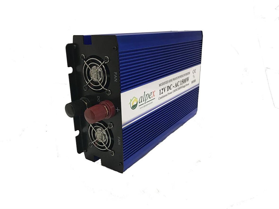 ALPEX 1500 W WATT İNVERTÖR 12 V/220 VOLT ÇEVİRİCİ İNVERTER