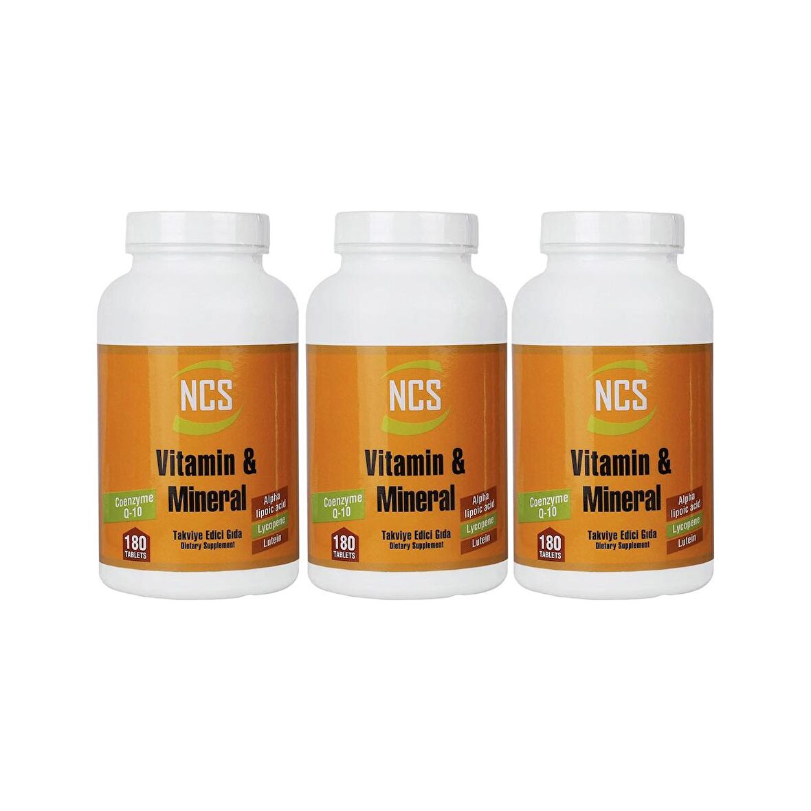 Ncs Vitamin Mineral Multivitamin 180 Tablet x 3 Adet