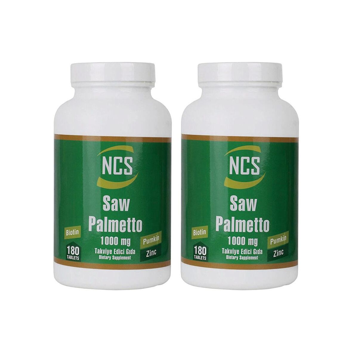Ncs Saw Palmetto 1000 Mg 180 Tablet x 2 Adet