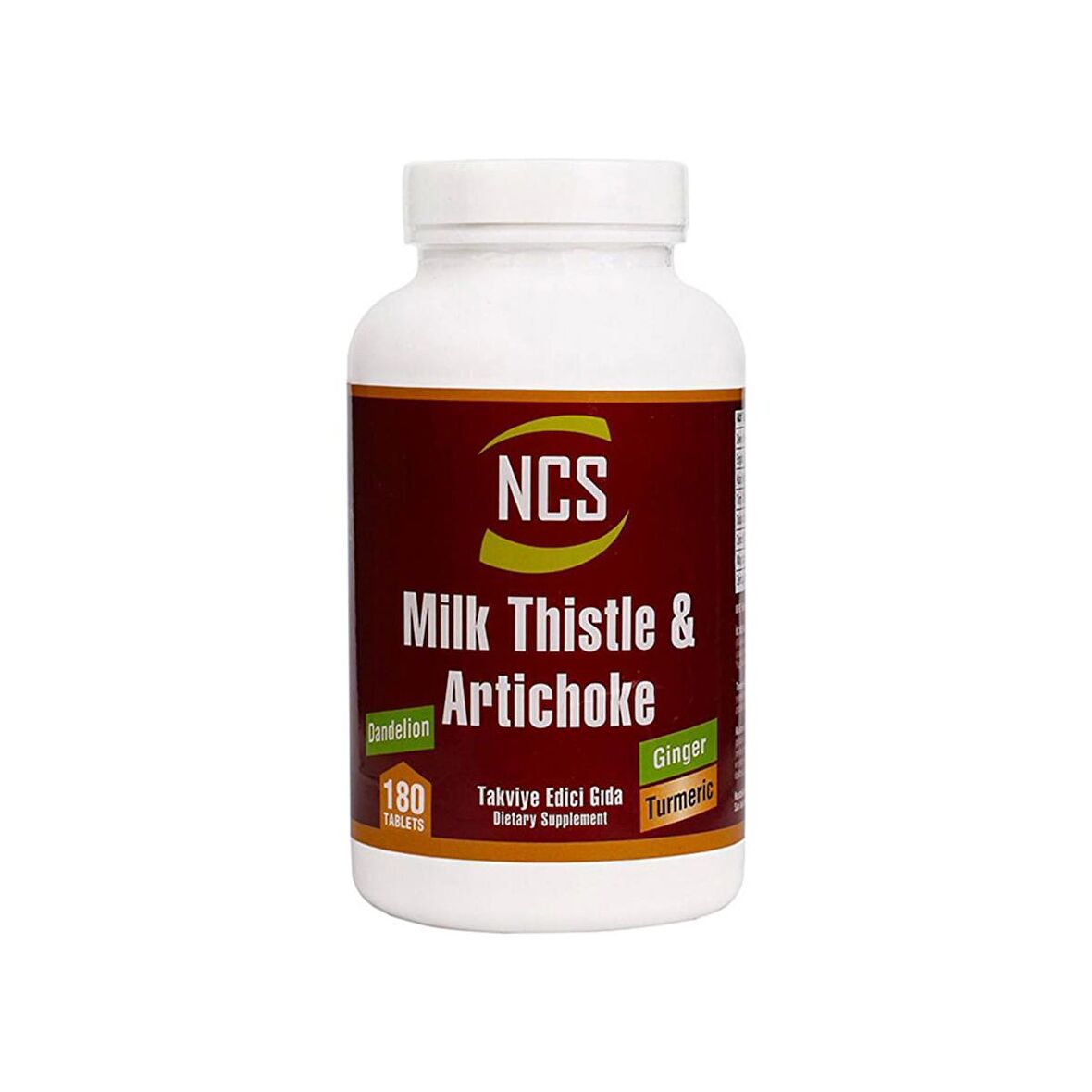 Ncs Deve Dikeni Enginar Kara Hindiba Zencefil Turp Maydanoz Zerdeçal 180 Tablet